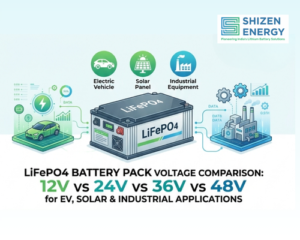 Understanding LiFePO4 Battery Packs: 12V, 24V, 36V & 48V Compared