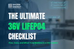 How to Buy the Best 36V LiFePO4 Battery in 2026