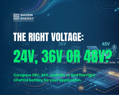 24V vs 36V vs 48V LiFePO4 A Voltage Selection Guide by Application
